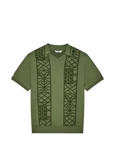 Malbon Golf Habana Polo T-shirt In Green