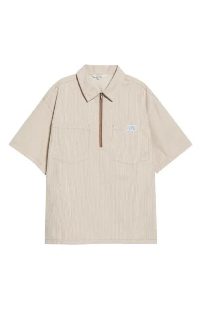 Malbon Golf Hickory Cotton Blend Pullover In Neutral