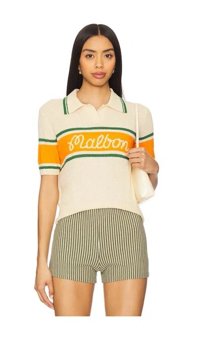 Malbon Golf Jade Ss Polo Sweater