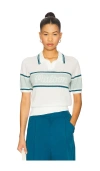 Malbon Golf Jade Ss Polo Sweater