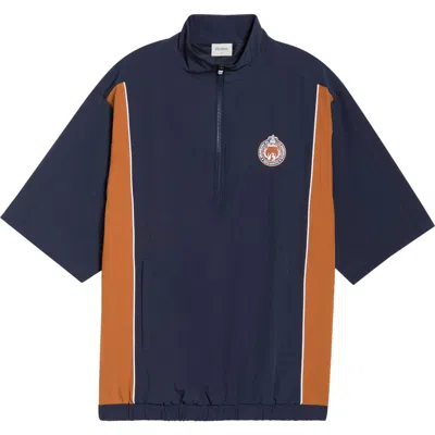 Malbon Golf Links Oakwood Windshirt In Blue