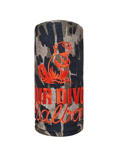 Malbon Golf Logo-embroidered Driver Cover In Blue