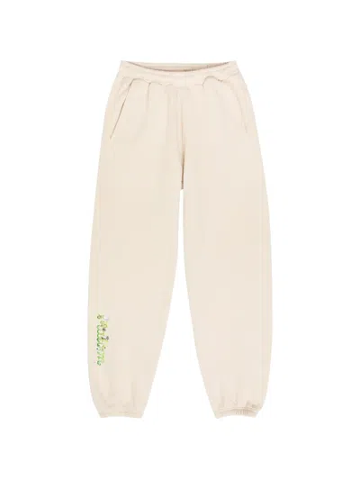 Malbon Golf Logo-embroidery Track Pants In Neutral