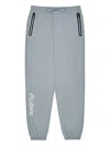 Malbon Golf Logo-print Track Pants In Gray