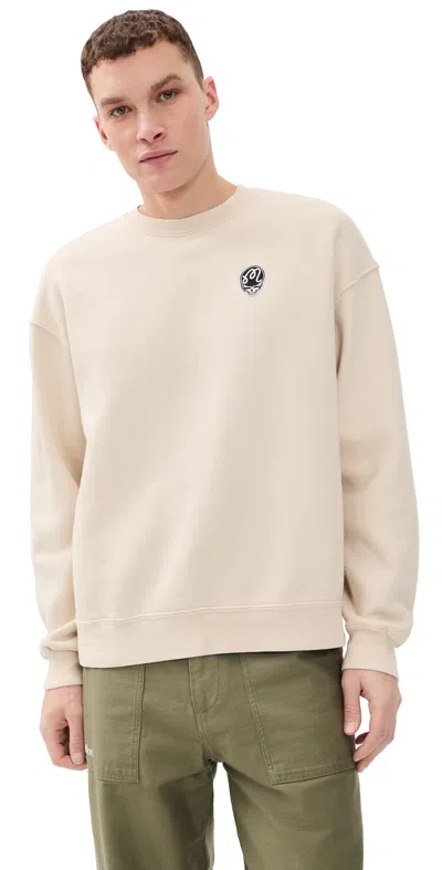 Malbon Golf Malbon X Grateful Dead Range Sweatshirt Rainy Day In Neutral
