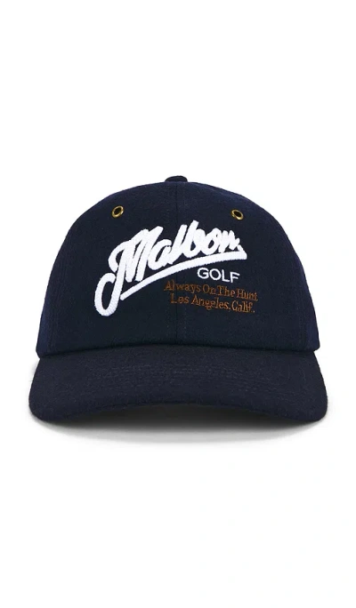 Malbon Golf Maxwell Snapback Hat In Blue
