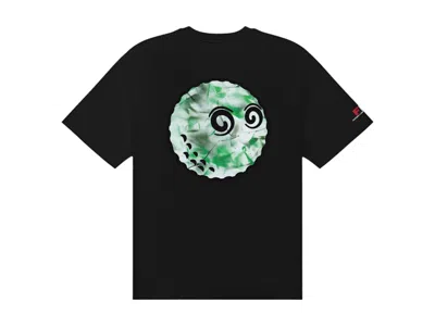 Pre-owned Malbon Golf Men's  X Futura Buckets Tee Shirt In Black