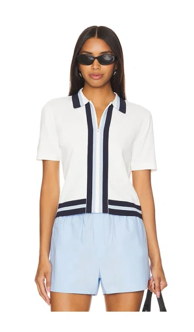 Malbon Golf Mia 上装 In Snow White Ice Melt & Pageant Blue | ModeSens