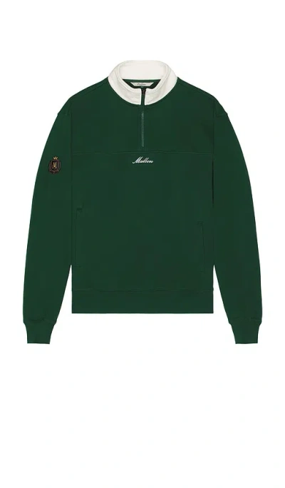 Malbon Golf Milton Sweatshirt In Green