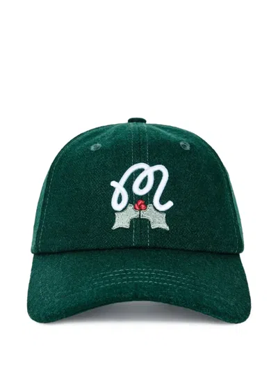 Malbon Golf Mistleflow Dad Logo Cap In Brown