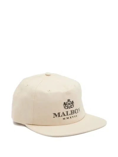 Malbon Golf Monarch Snapback Baseball Cap In Neutral