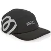 Malbon Golf Mrc Five-panel Adjustable Camper Hat In Black