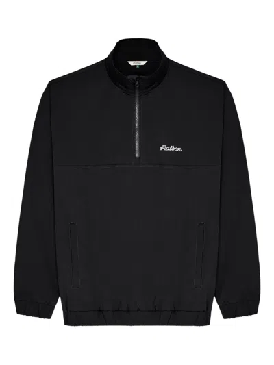 Malbon Golf Noah Half-zip Sweatshirt In Black