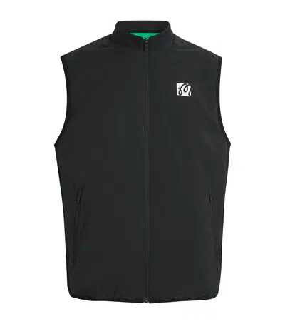 Malbon Golf Padded Performance Gilet In Black