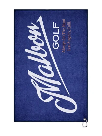 Malbon Golf Paisley-pattern Golf Towel In Blue