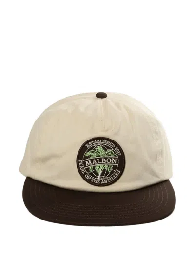 Malbon Golf Palmera Logo-patch Baseball Cap In Neutral