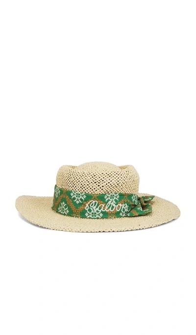 Malbon Golf Paolino Straw Hat In Brown