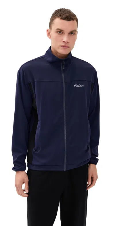 Malbon Golf Peninsula Jacket Navy In Blue