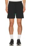 Malbon Performance Poly Tech Shorts In Black