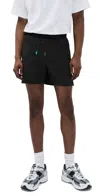 Malbon Performance Poly Tech Shorts In Black
