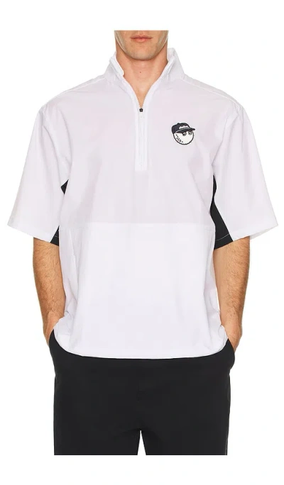 Malbon Golf Pine Windshirt In White