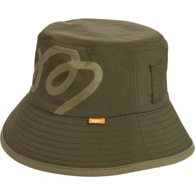 Malbon Golf Ripstop Bucket Hat In Green