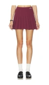 Malbon Golf Rubi Skirt In Red
