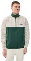 Malbon Golf Spruce Half Zip Golf Pullover In Multi