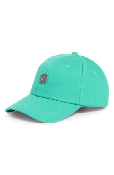 Malbon Golf Stamp Adjustable Dad Cap In Green