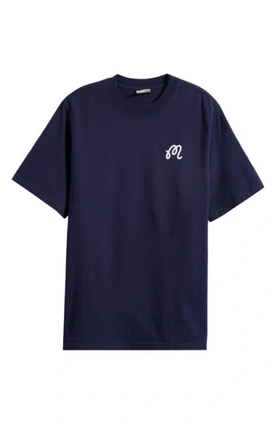 Malbon Golf Torrey Pines Bermuda Eagle Graphic T-shirt In Blue
