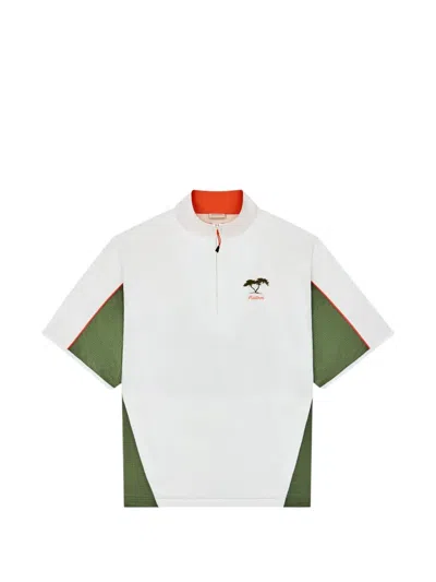 Malbon Golf Torrey Pines Windshirt In White