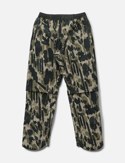Malbon Golf Tour Divot Camo Rain Pant In Multi