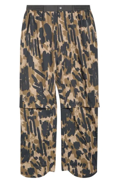 Malbon Golf Tour Divot Waterproof Pants In Brown