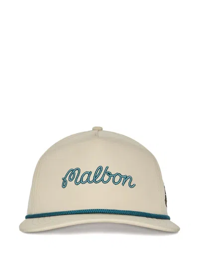 Malbon Golf Two Man Scramble Cap In Neutral