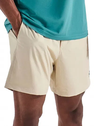 Malbon Golf Two Man Scramble Scooter Short In Light Kahki In Neutral