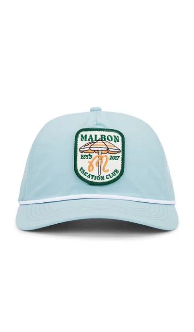 Malbon Golf Vacation Club Nylon Rope Hat