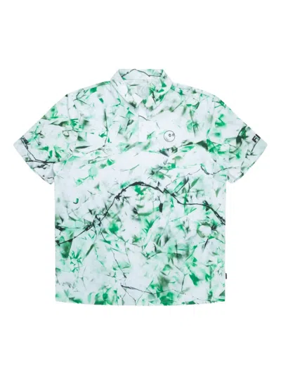 Malbon Golf X Futura Performance Polo Shirt In Green