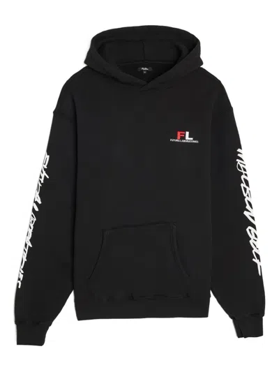 Malbon Golf X Futura Tag Graphic Logo Hoodie