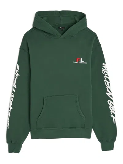 Malbon Golf X Futura Tag Graphic Print Hoodie