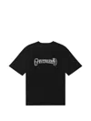 Malbon Grateful Dead Printed Cotton T-shirt In Black