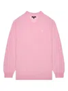 Malbon Golf X Jesper Parnevik V-neck Sweater In Pink