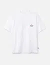 Malbon Golf Yacht Club Pocket T-shirt In White