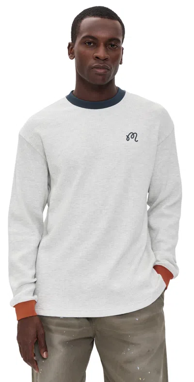 Malbon Gorse Heritage Tee Heather Oatmeal