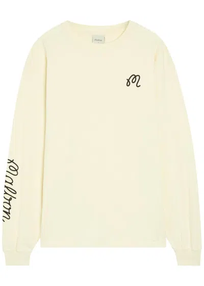 Malbon Gorse Logo-print Cotton T-shirt In Neutral