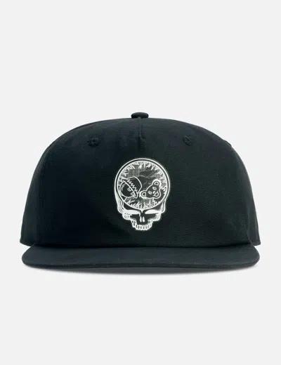Malbon Grateful Dead Companion Snapback In Black/黑色/블랙/ブラック