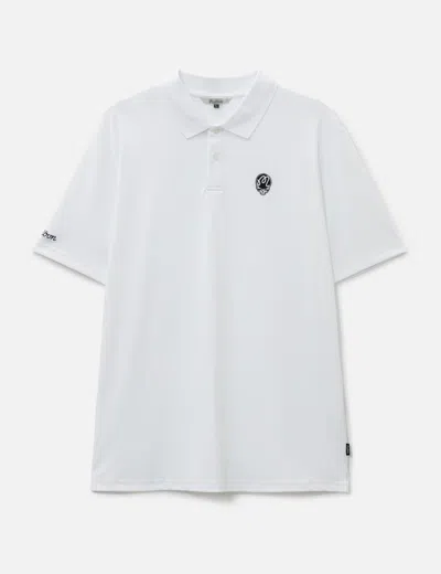 Malbon Grateful Dead Fairway Stealie Polo In White/白色/화이트/ホワイト