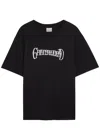 Malbon Grateful Dead Printed Cotton T-shirt In Black
