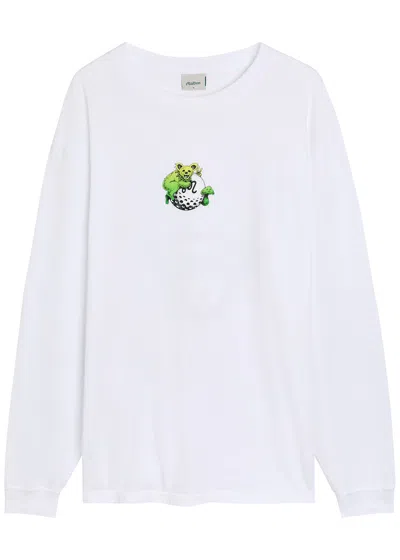 Malbon Grateful Dead Printed Cotton T-shirt In White