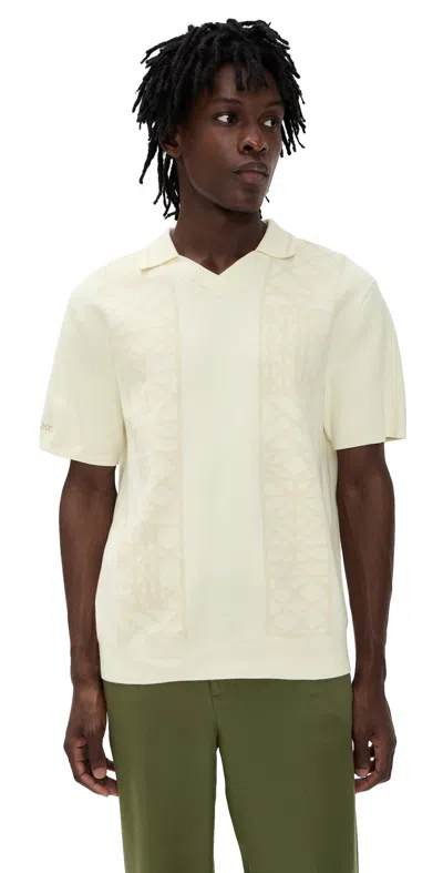 Malbon Habana Polo Cream In White