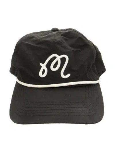 Pre-owned Malbon Hat In Black/white